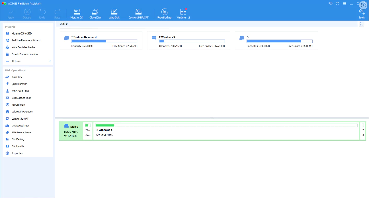 Aomei Partition Assistant 01